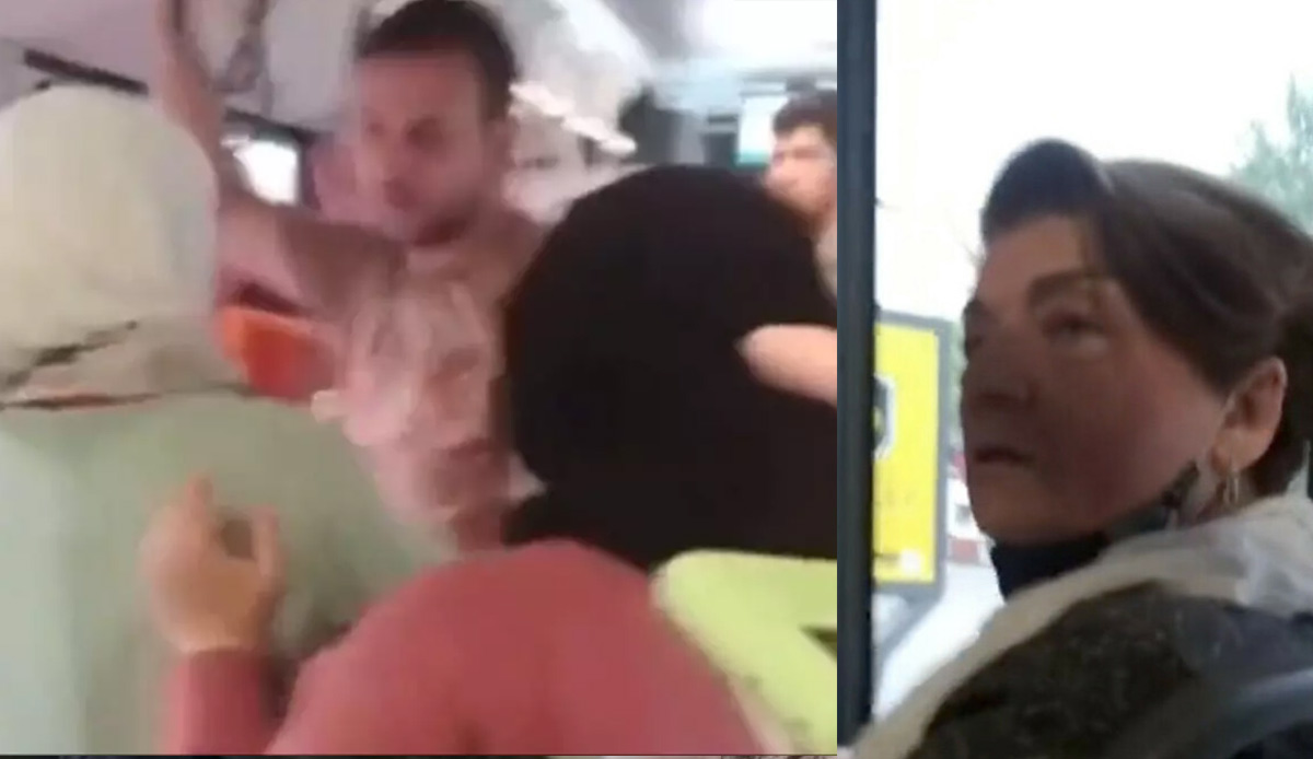 Profesör olduğunu öne süren kadın başörtülü gençlere kin kustu: Arabistan’a gidin deveye binin