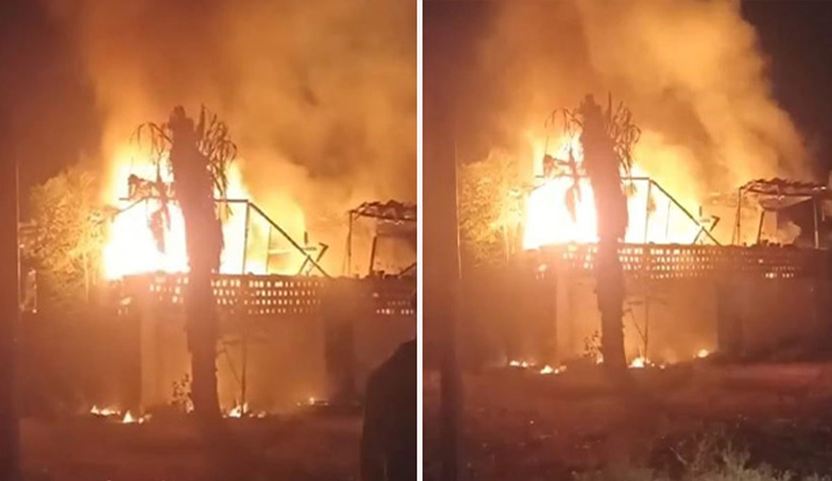 Sahibinin dışarda olduğu ev cayır cayır yandı: Komşusu yangından geriye kalanı görünce hüzne boğuldu