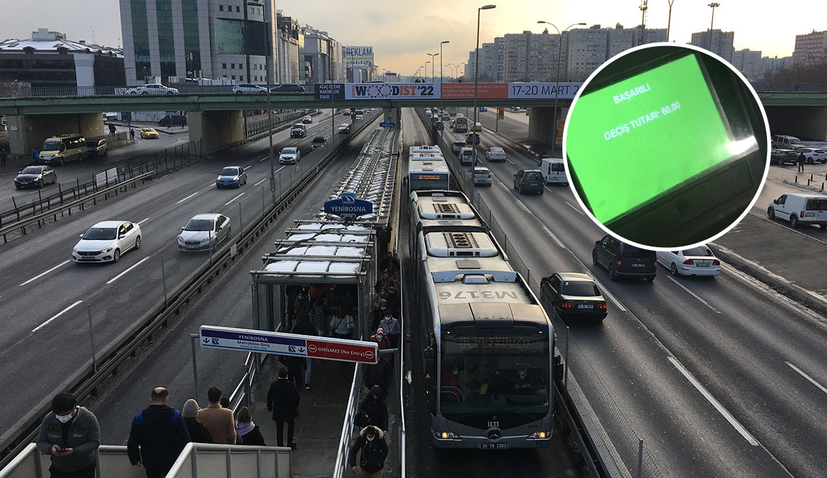 Metrobüs yolcularına kredi kartı şoku! Temassız, 3 kat fazla alıyor