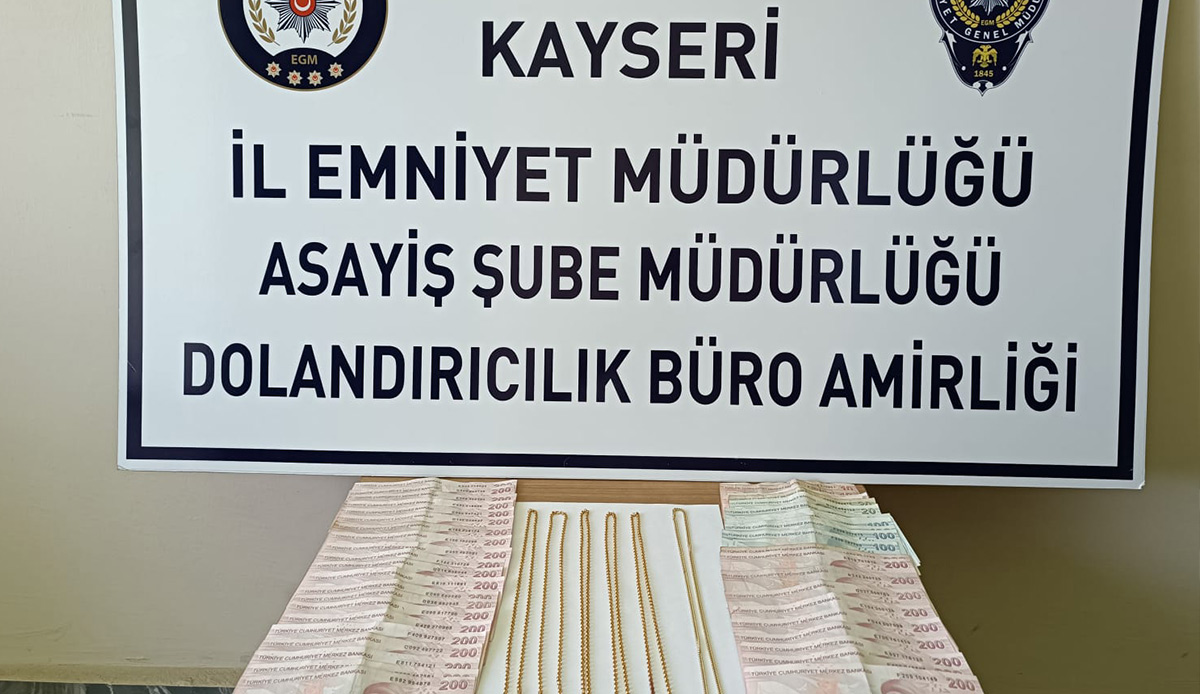 Sahte altın satarak sarrafları dolandırdı
