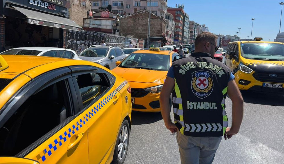 Denetimde ceza yağdı: Taksiye çıktım araç bağlandı