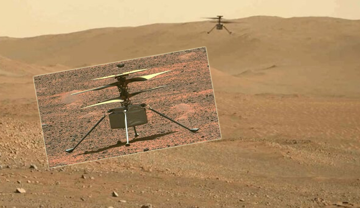 NASA nefes kesen anları yayınladı: Helikopter Mars'a iniş yaptı
