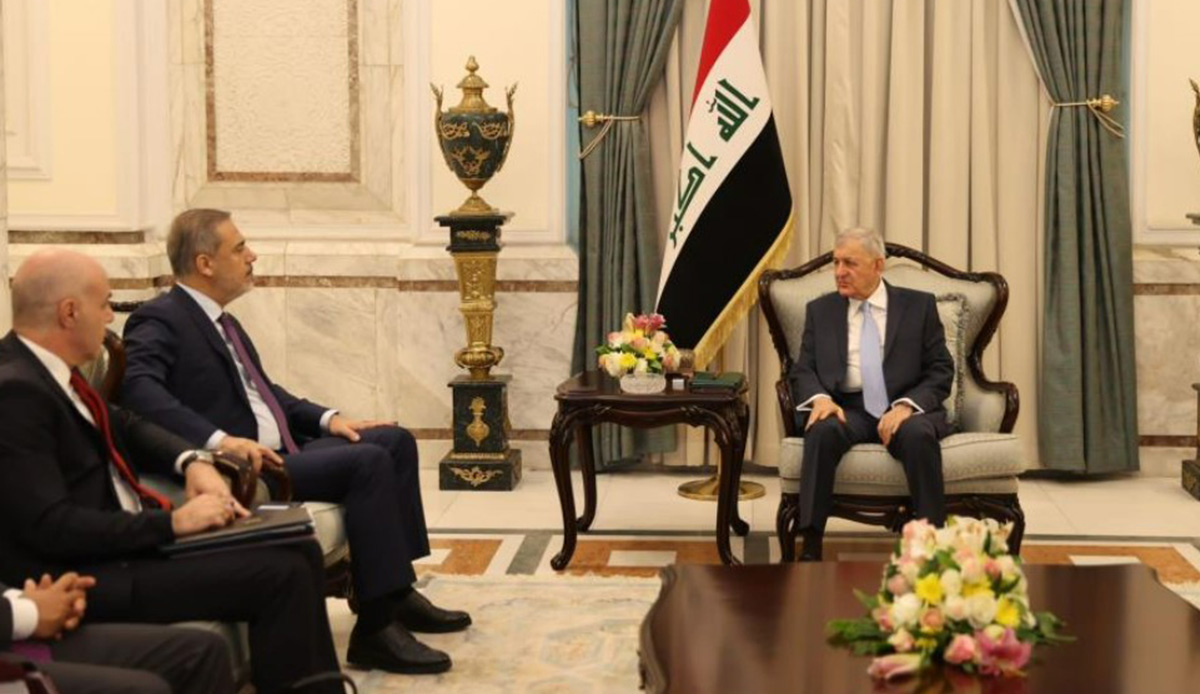 Hakan Fidan, Irak Cumhurbaşkanı Reşit ile görüştü
