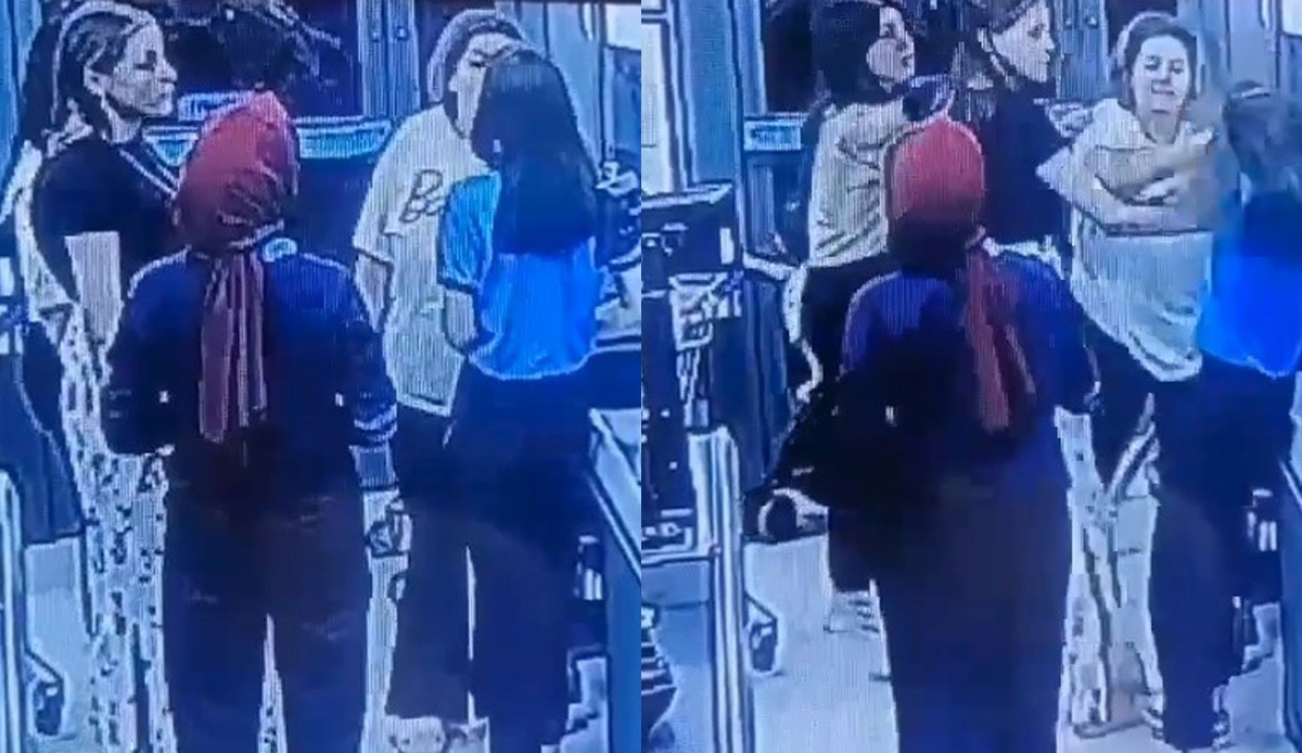 Kapanan marketten alışveriş yapmak istedi! İzin vermeyen kadın çalışana yumrukla saldırdı