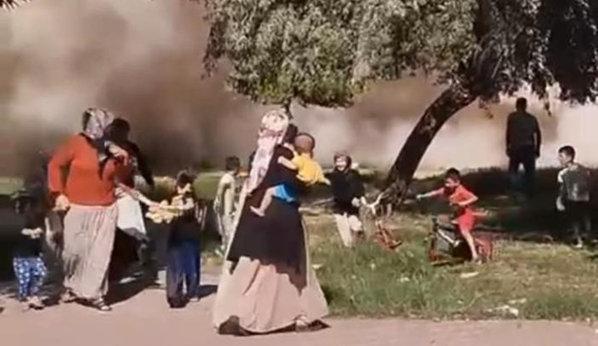 Diyarbakır'da yürekler ağza geldi! Bir anda oldu, panikle kaçtılar