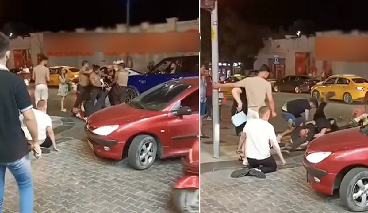 Tartıştığı kadını darp etmeye kalktı, uyaran vatandaşlarla da kavga etti