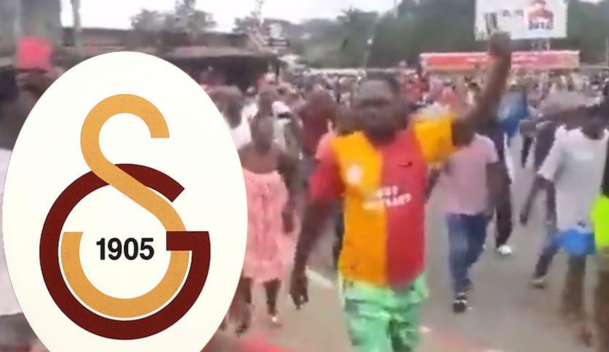 Gabon'daki darbe kutlamalarında Galatasaray detayı dikkat çekti
