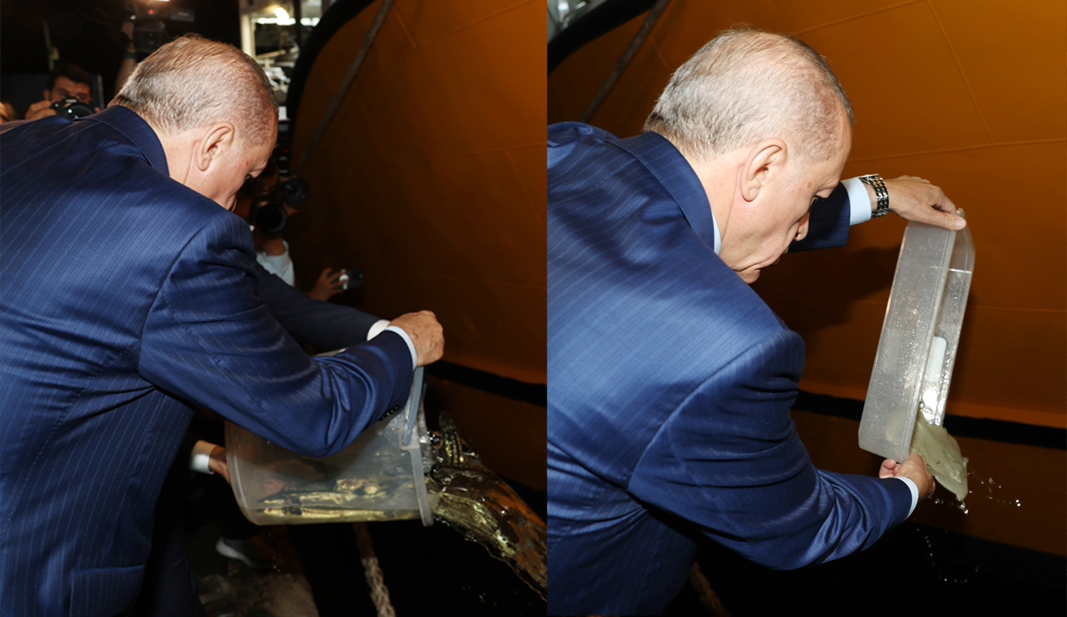 Cumhurbaşkanı Erdoğan telsizden balıkçılara seslendi