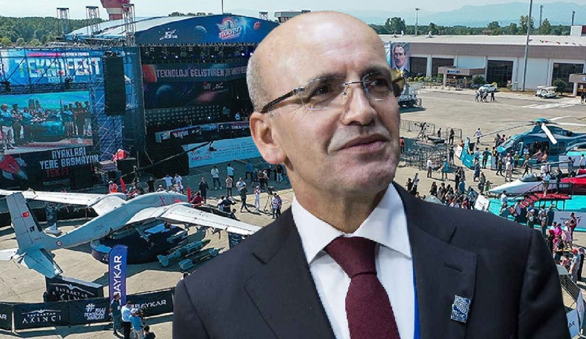 Bakan Şimşek'ten TEKNOFEST'e ziyaret: Türkiye'nin motoru haline geldi