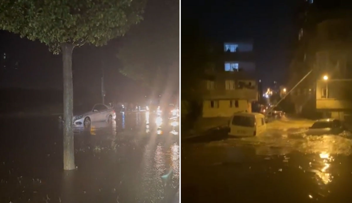 İstanbul'u sağanak vurdu! Sürücüler araçlarında mahsur kaldı