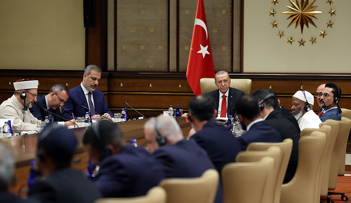 Erdoğan, ABD Müslüman Organizasyonları Konseyi üyelerini kabul etti