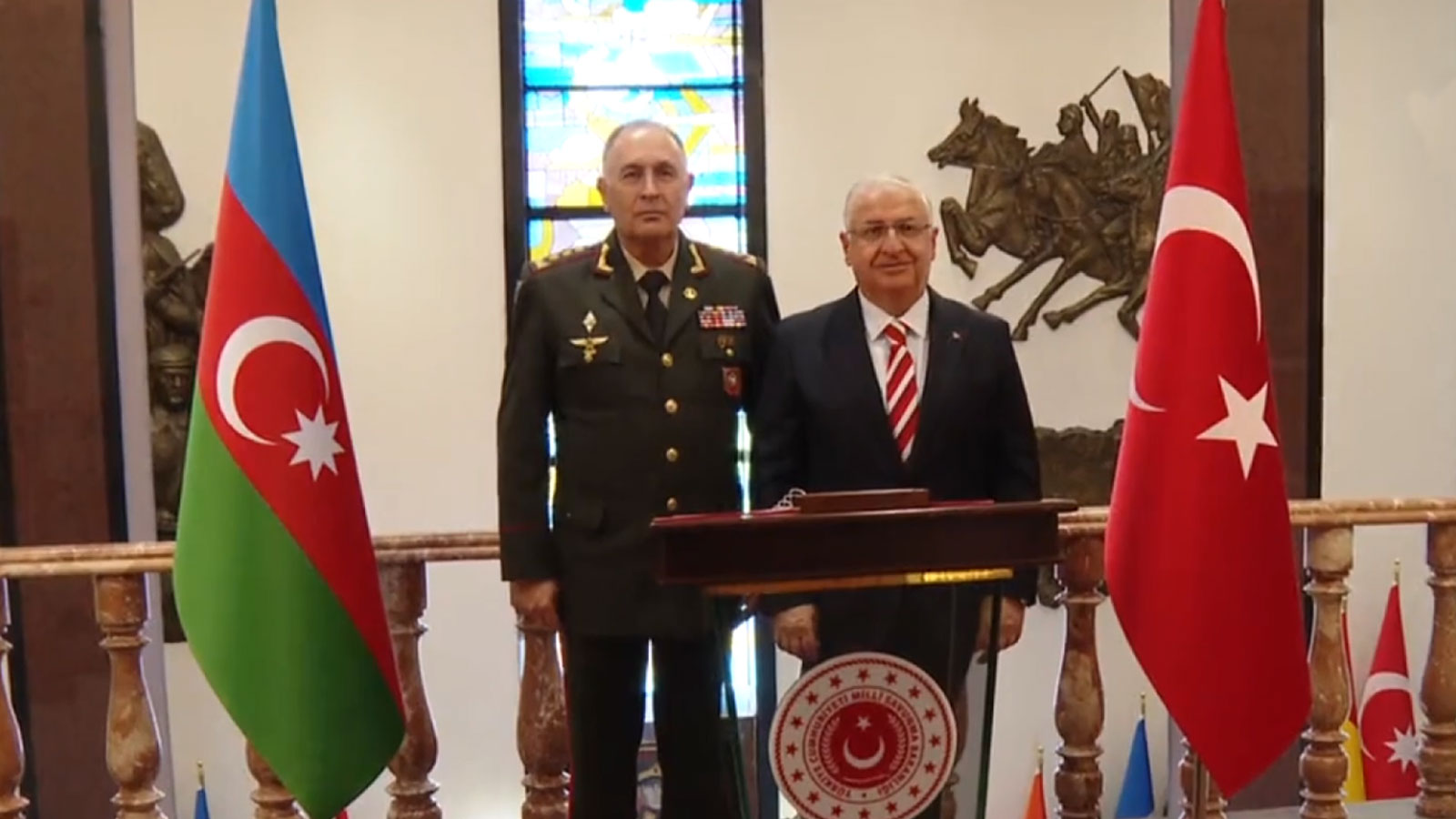 Bakan Güler, Azerbaycan Genelkurmay Başkanı'nı kabul etti