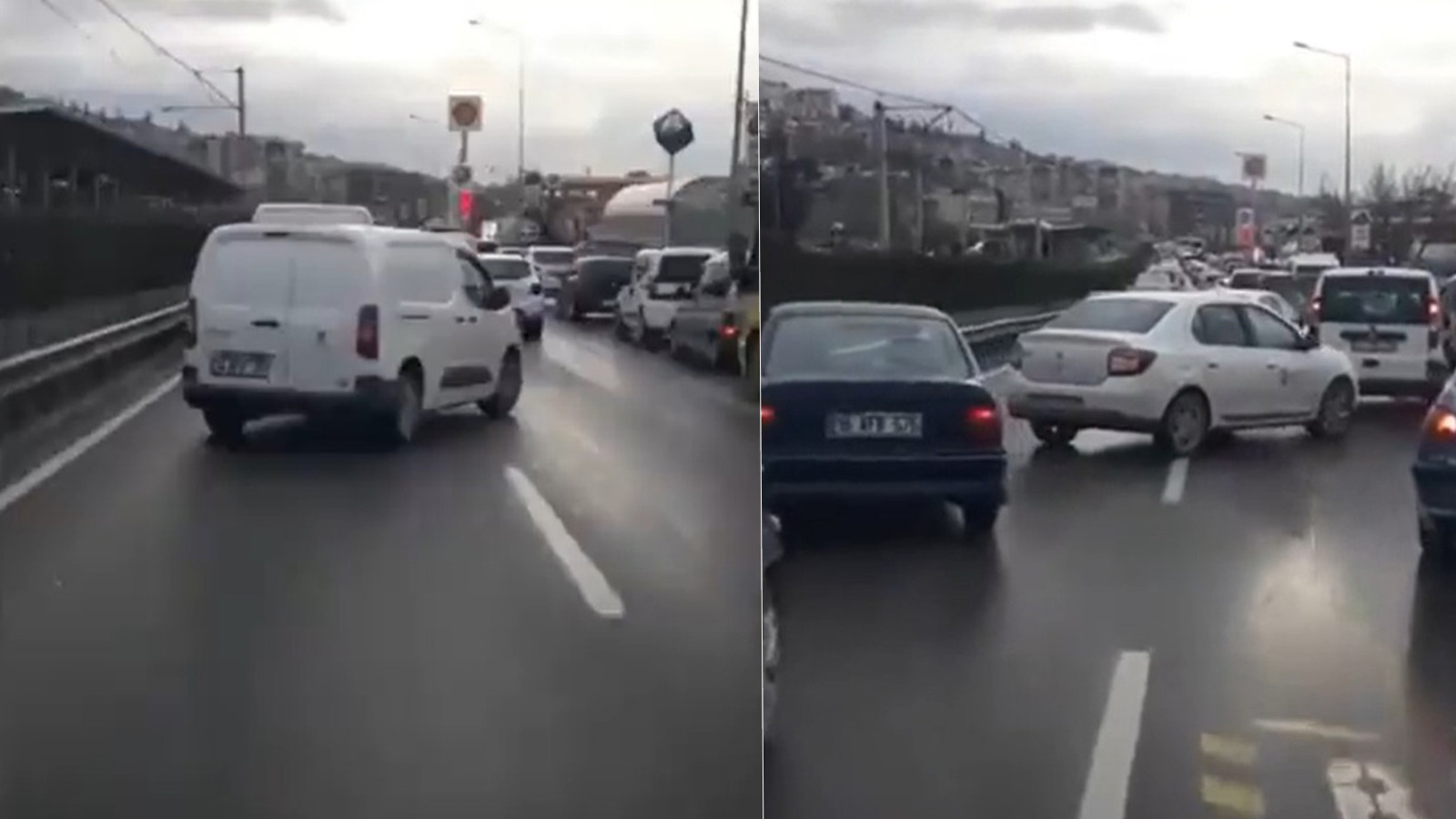Defalarca anons yapıldı, yol bir türlü açılmadı: Ambulans şoförünün zor anları kamerada