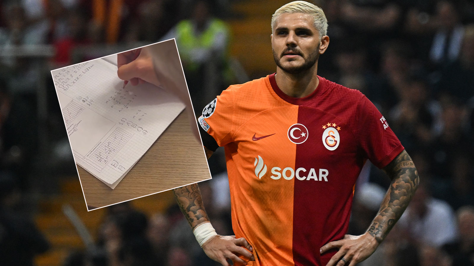 Mauro Icardi matematik öğretmeni oldu! Wanda Nara sosyal medyadan paylaştı