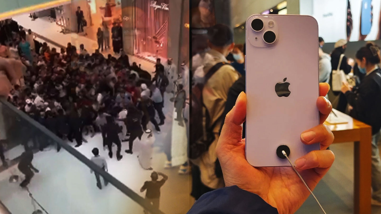 iPhone 15 için pes dedirten görüntü! Sanki bedava, resmen birbirlerini ezdiler