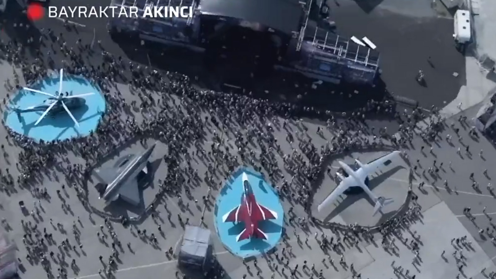 BAYKAR yayınladı: İşte Bayraktar Akıncı'nın gözünden TEKNOFEST İzmir