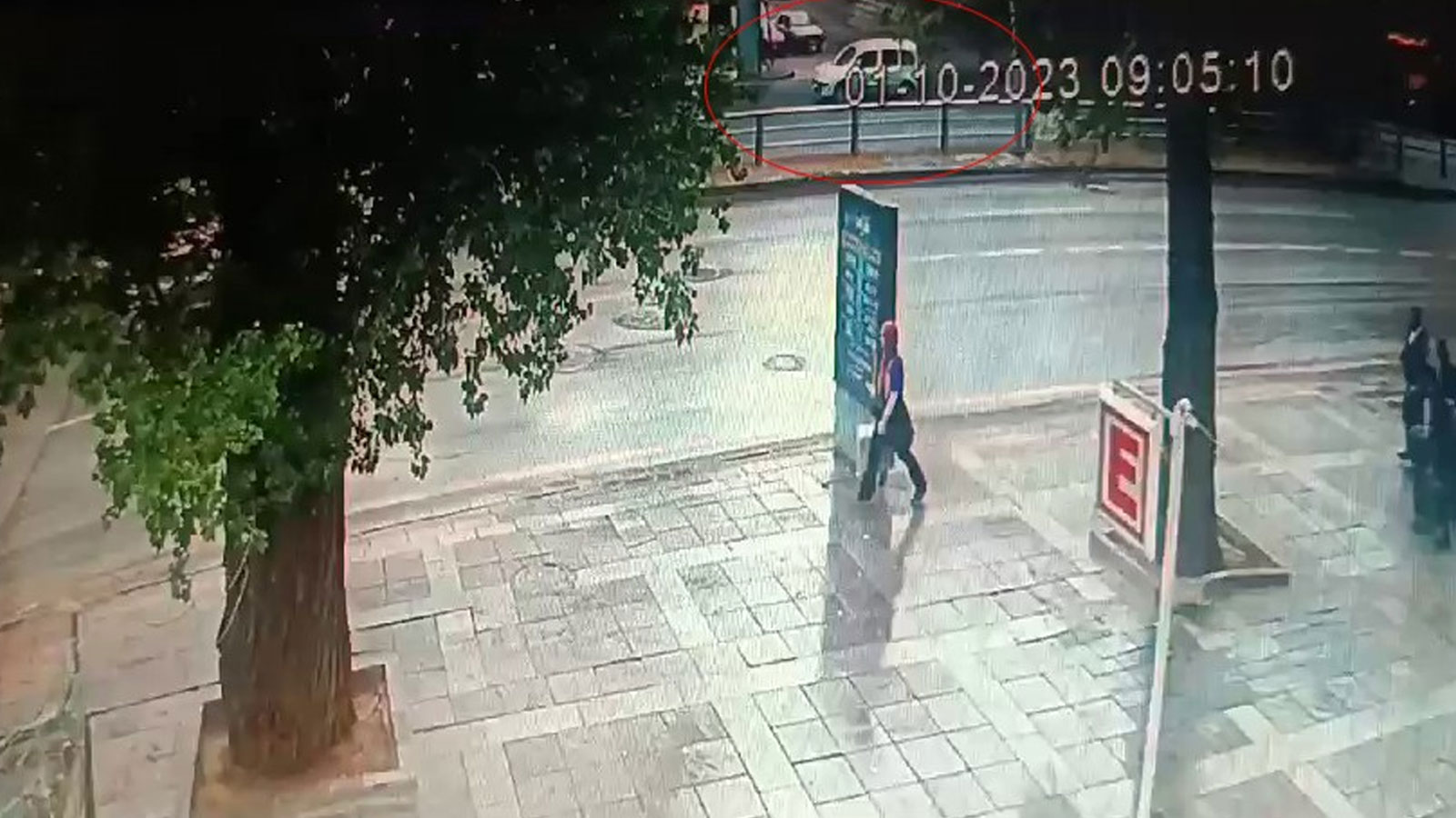 Ankara'da bombalı saldırı girişimi öncesi teröristlerin kullandığı araç kameralara yansıdı