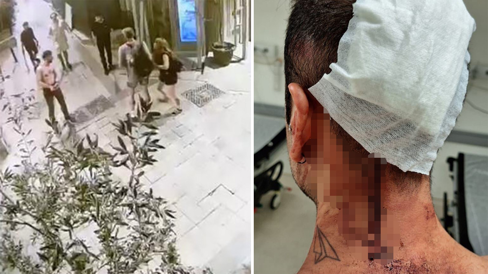 Taksim'de çivili sopalarla dehşeti yaşattılar: Genç çiftin kanlar içinde kaldığı o anlar kamerada