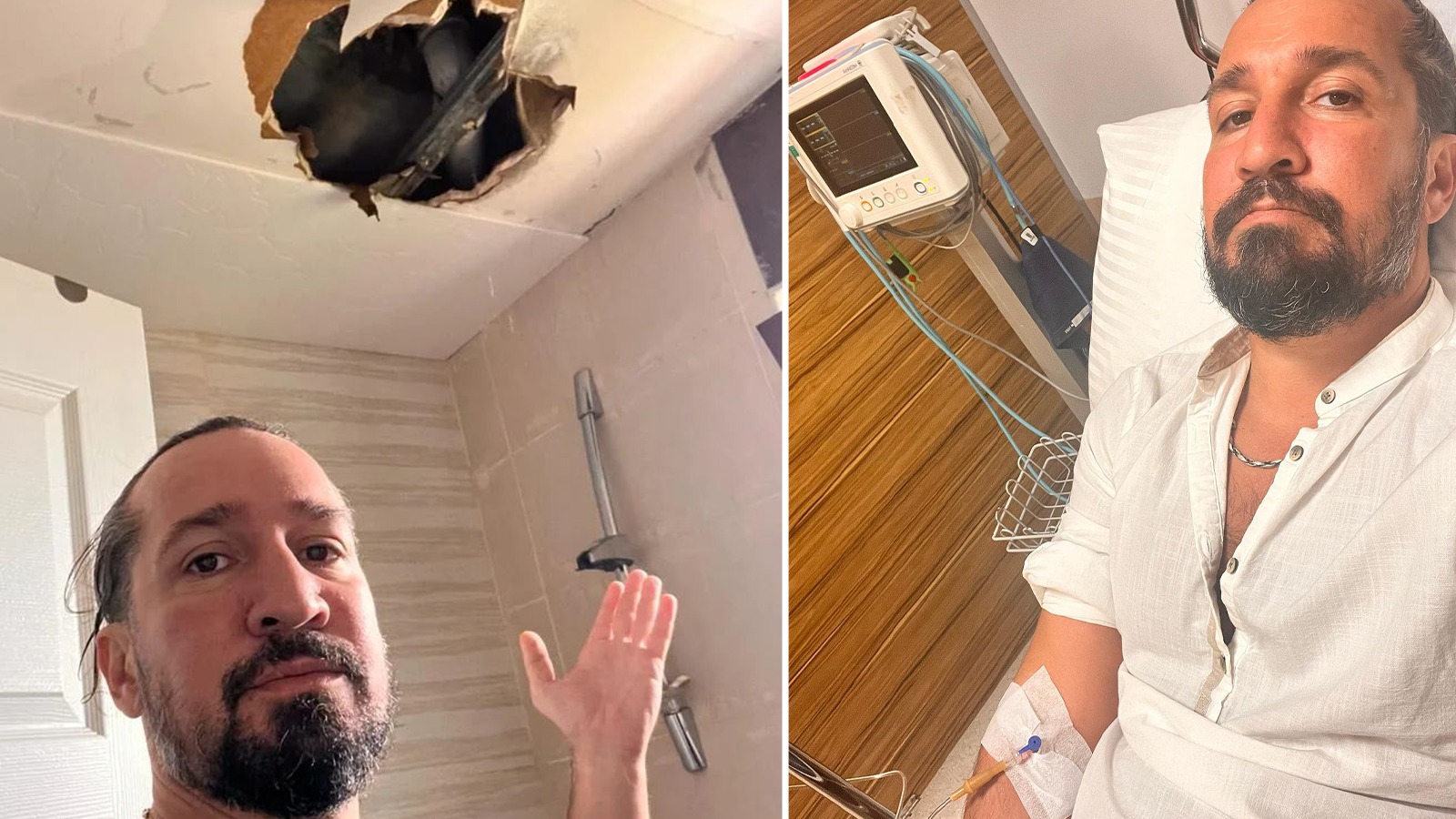 Doğukan Manço’nun evinin tavanı çöktü