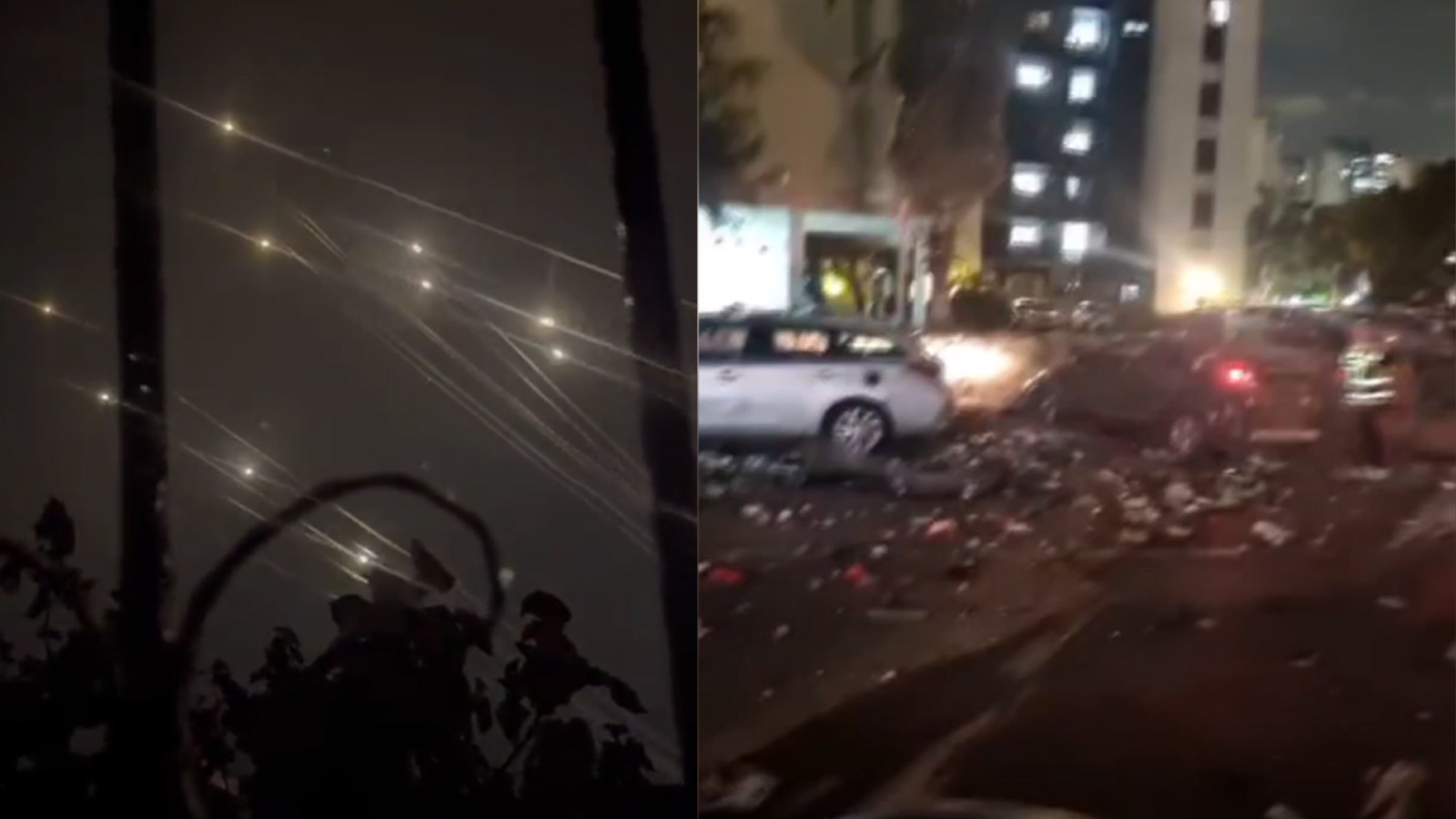 Gazze'den atılan roketlerin bir kısmı İsrail'in başkenti Tel Aviv'i vurdu