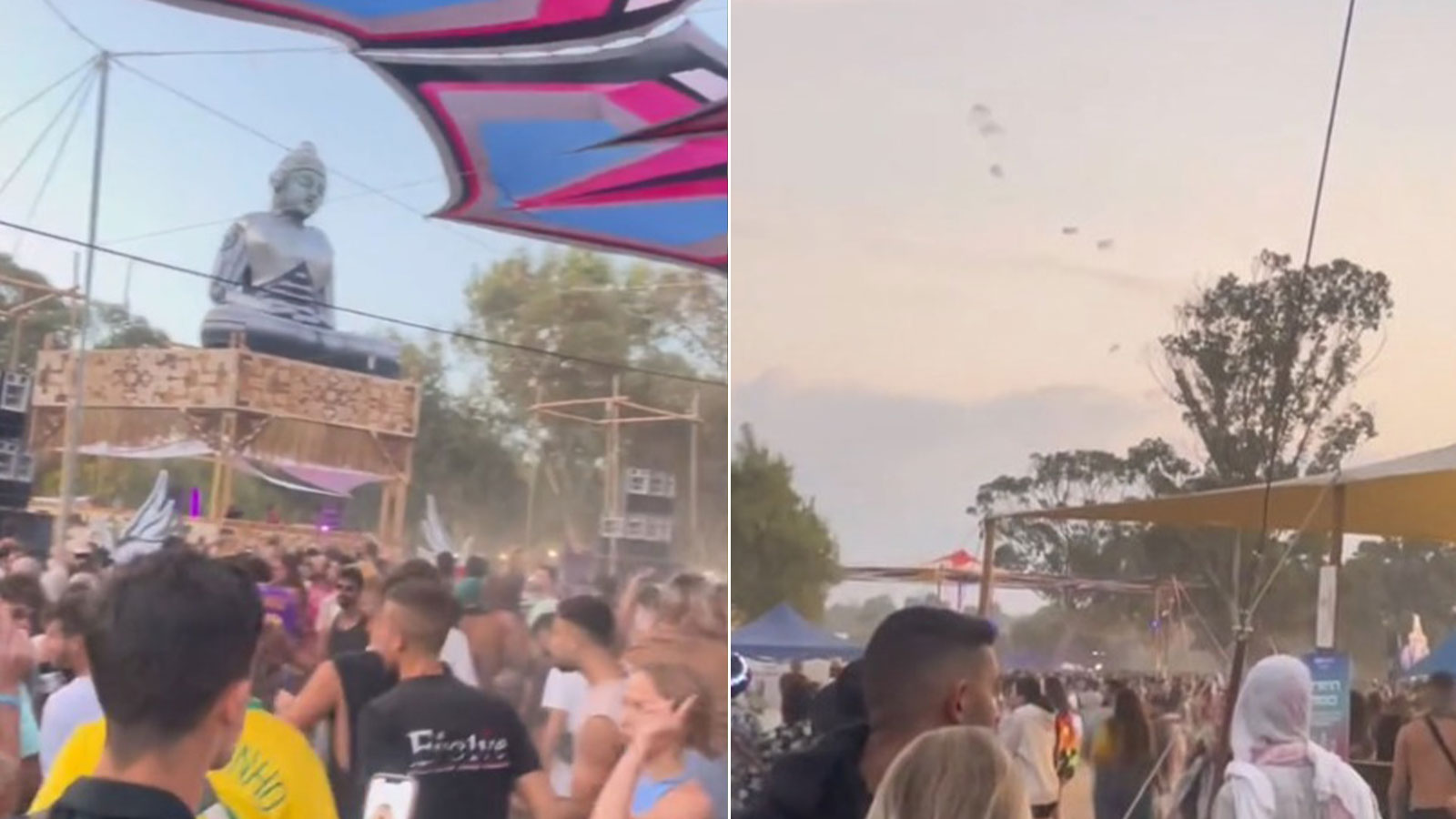 Savaşın başlayacağından habersiz... Hamas'ın paraşütçüleri festival alanına böyle indi