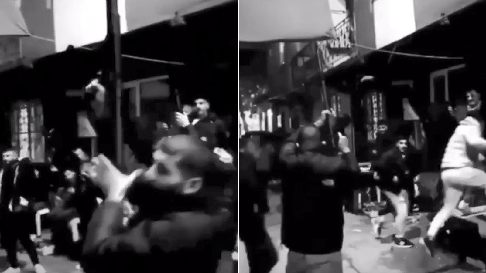 Asker eğlencesinde magandalar meydana çıktı! Uzun namlulu silahlarla ateş açtılar
