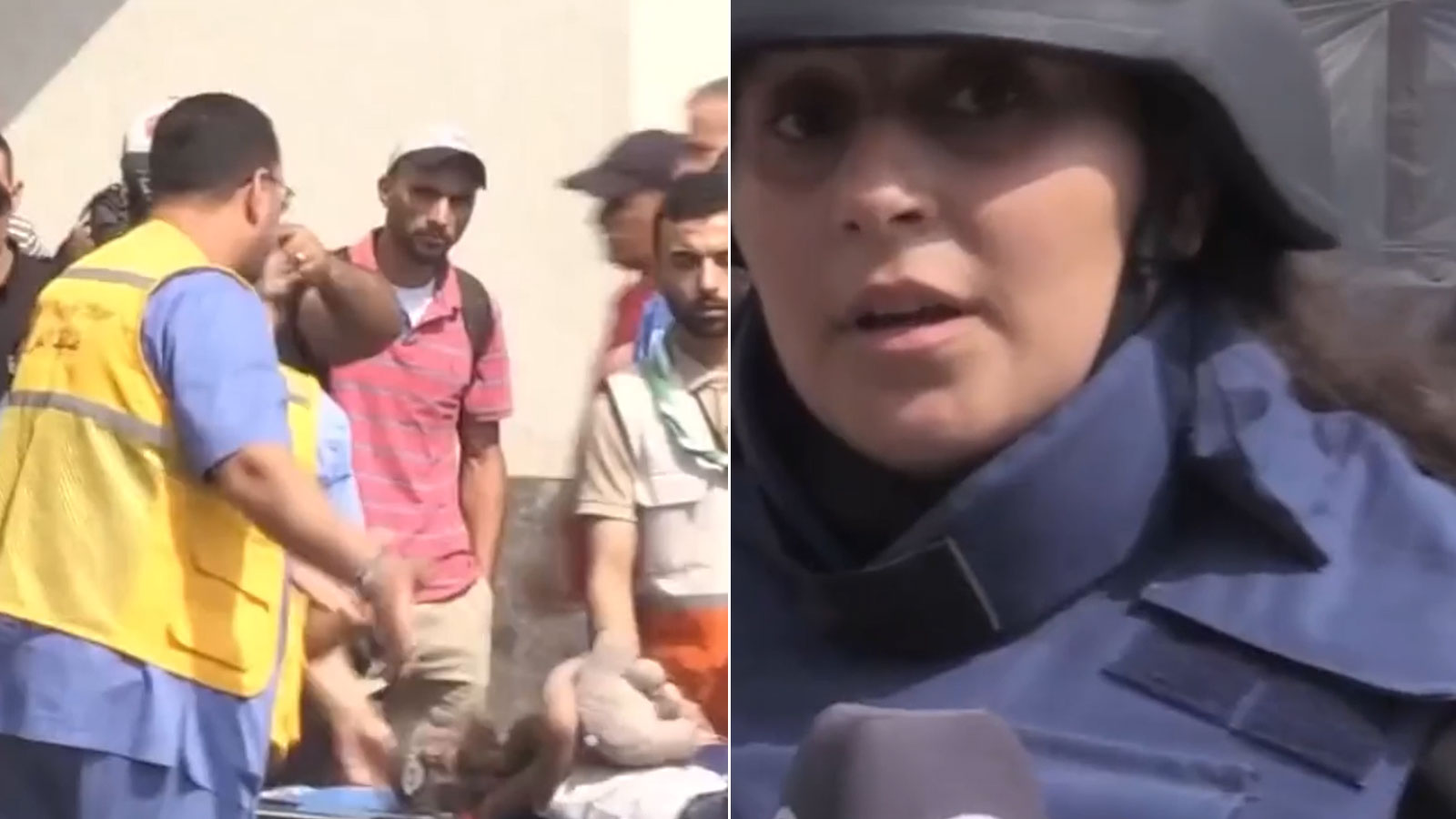 Gazze'deki acı manzaraları gören AA muhabiri gözyaşlarına hakim olamadı!