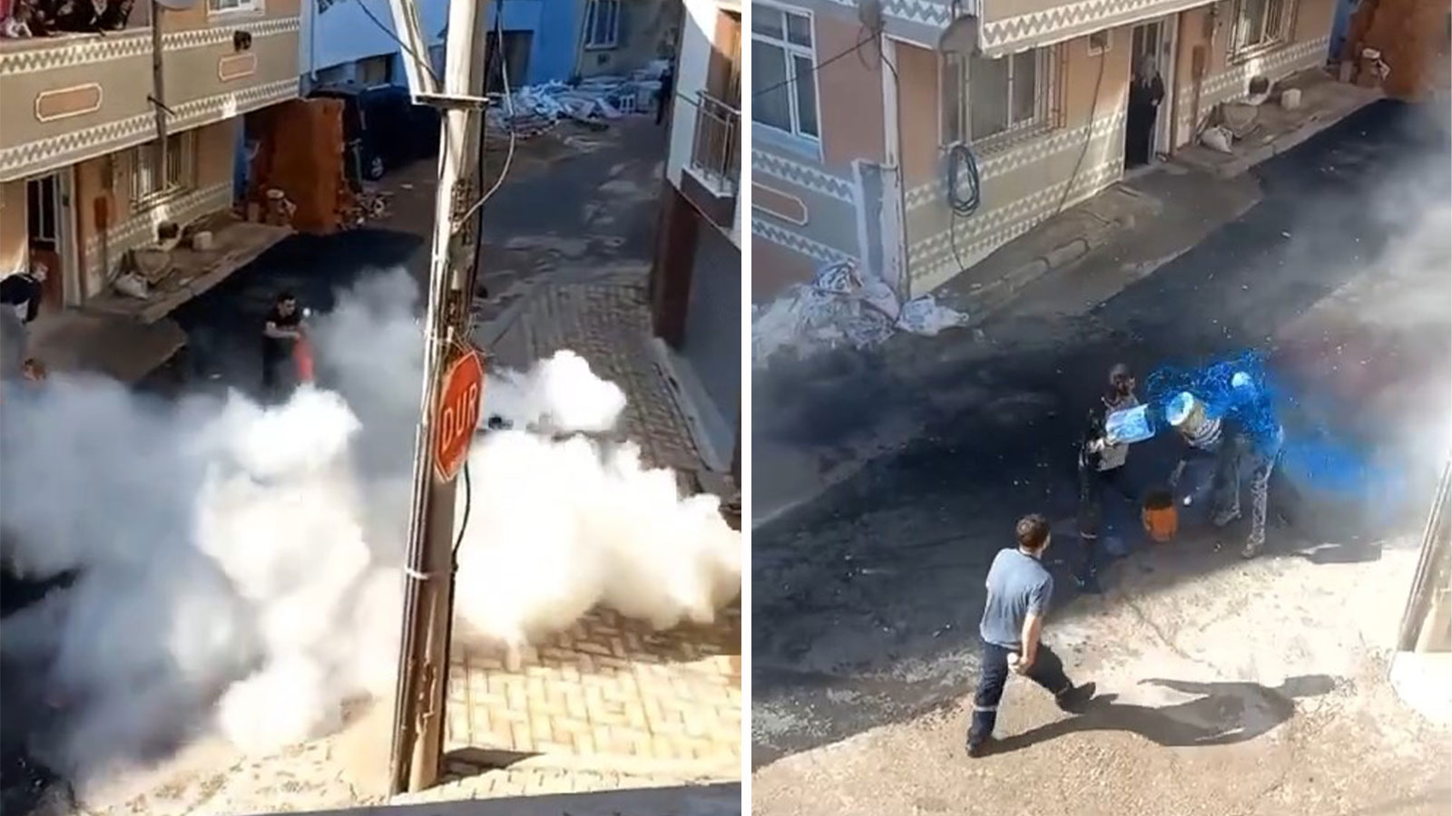 Gelin almaya gelen damada görülmemiş karşılama: Ortalık savaş alanına döndü