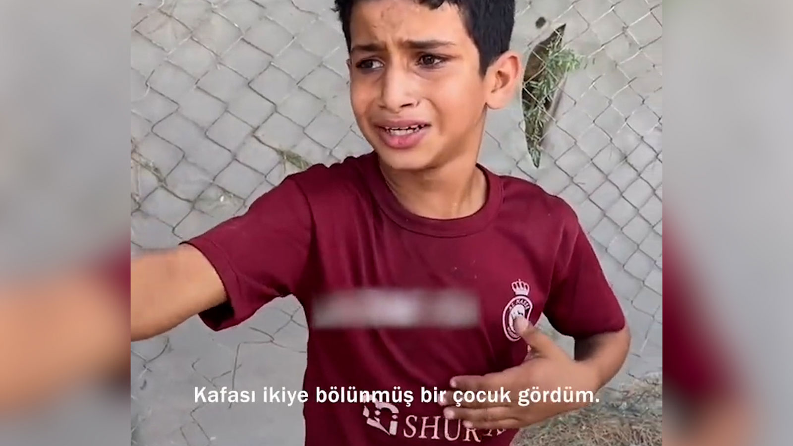 Filistinli çocuğun sözleri kan dondurdu: Kafası ikiye ayrılmış çocuk gördüm