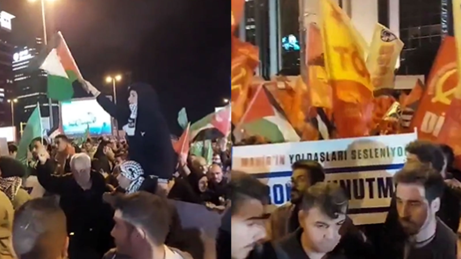 Türkiye 'sağ'dan 'sol'a Filistin için tek yürek