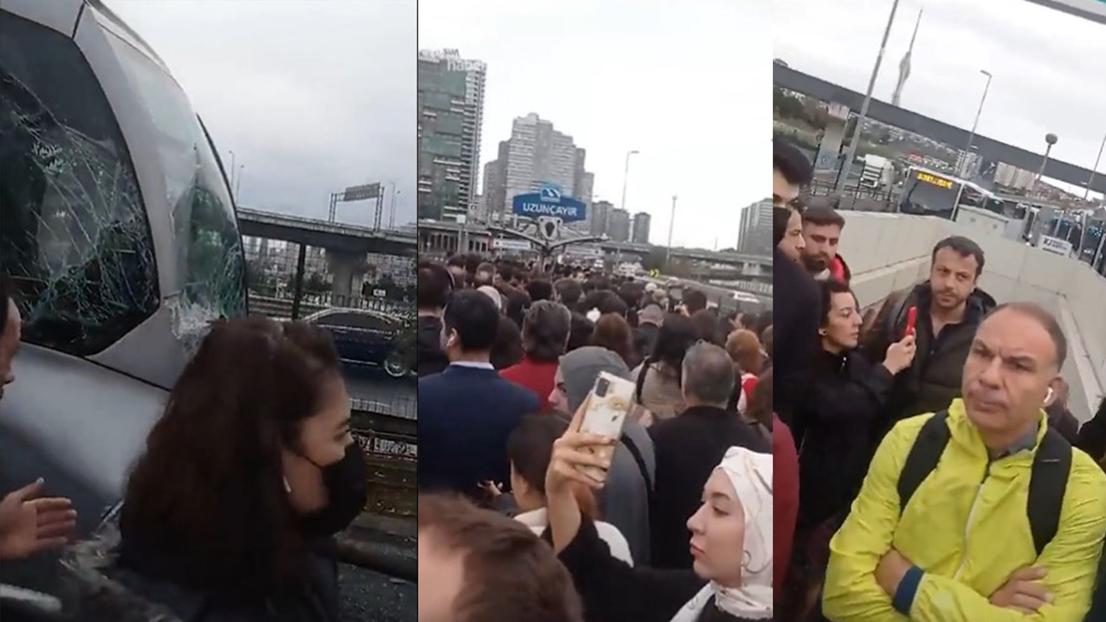 İstanbul'da metrobüs kazası! Vatandaşlar isyan etti