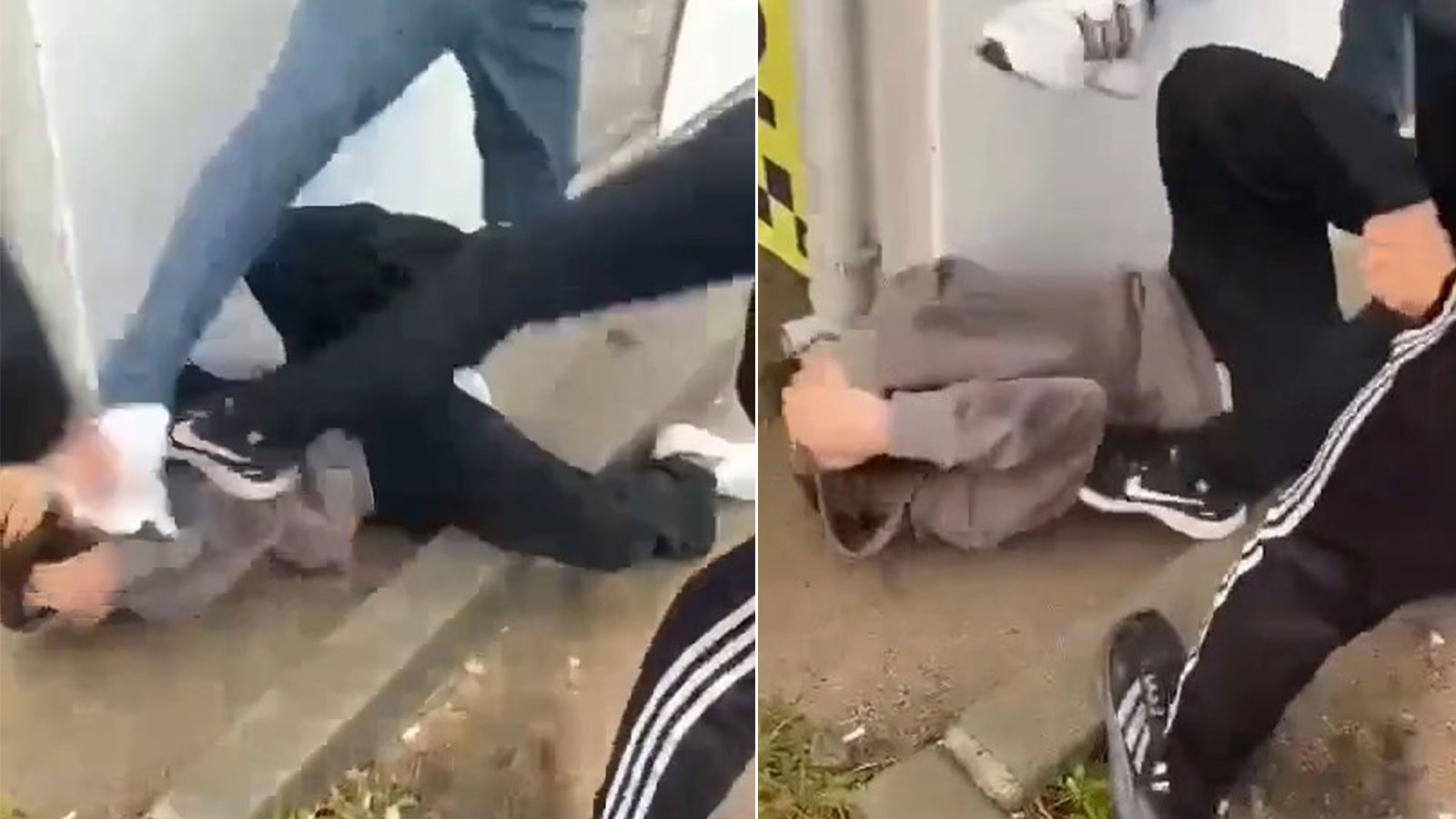 Liseli genç feci şekilde darp edildi: O anlar kamerada