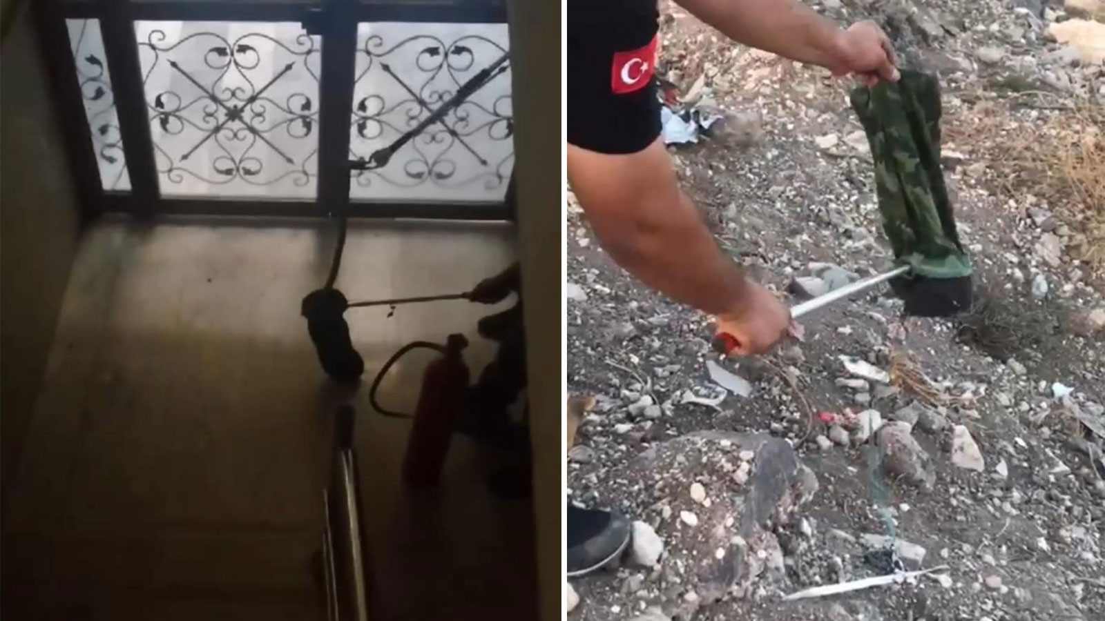 Apartmanda yılan paniği! Ekipler devreye girdi