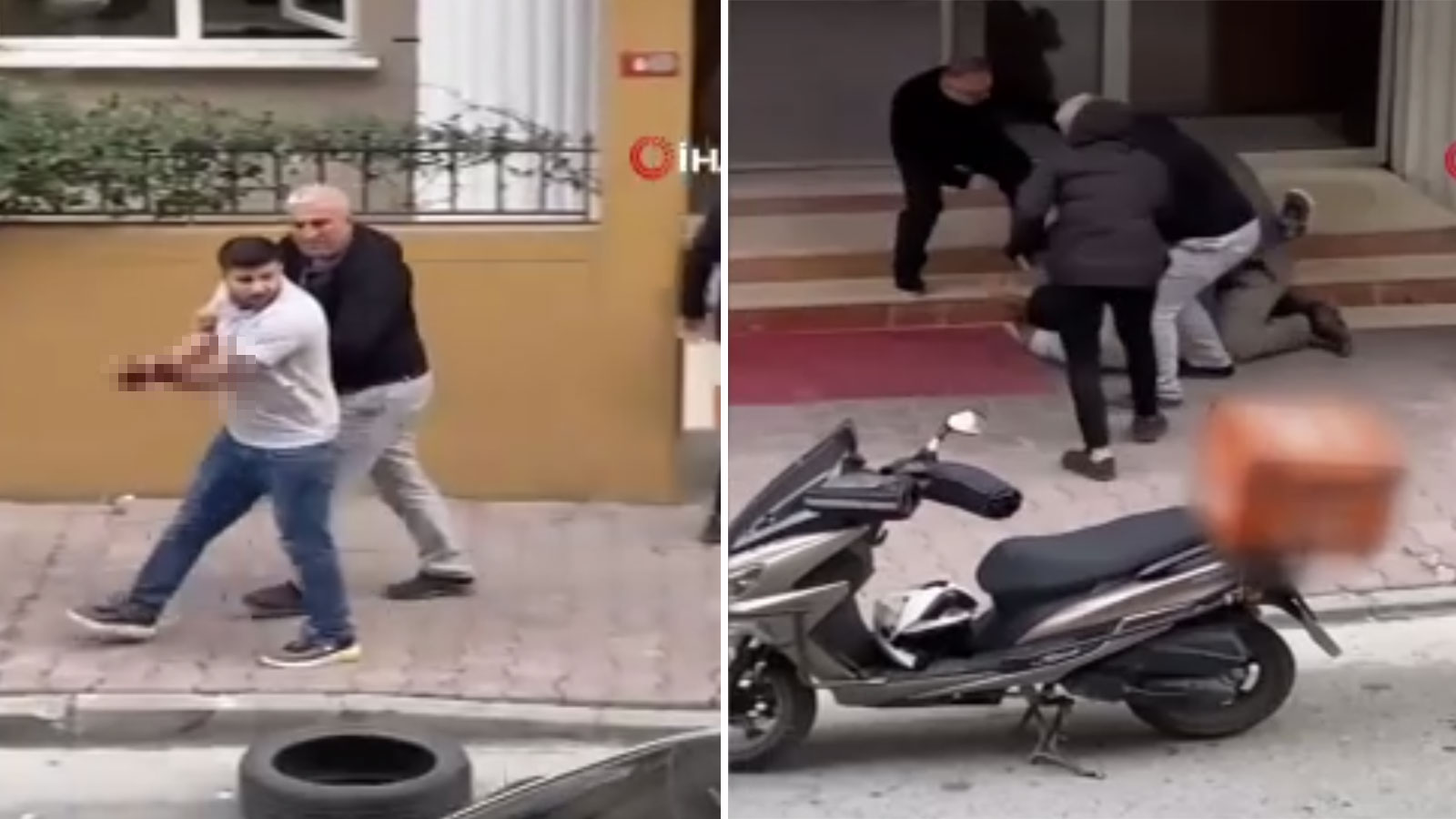 Esenyurt'ta satırlı kavga: Dehşet anları kamerada