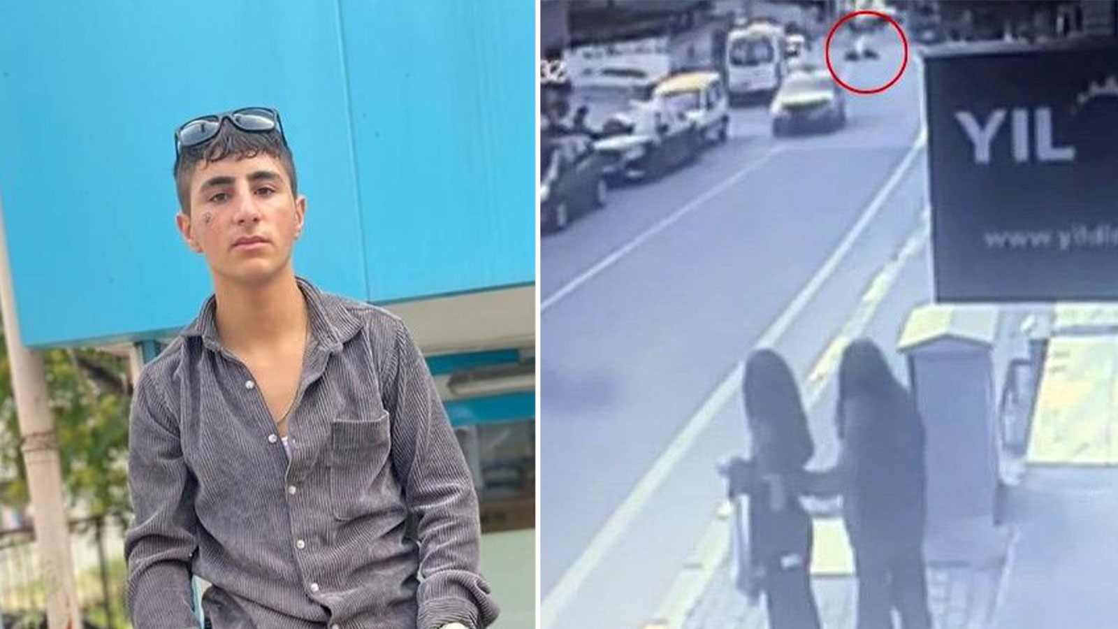 Motosikletli çocuğun acı ölümü: Parke taşı attılar