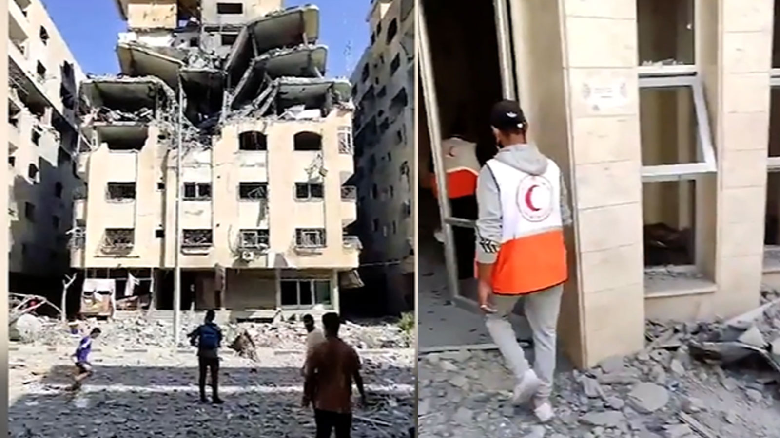 İsrail, Filistin Kızılayı'na ait depoları vurdu