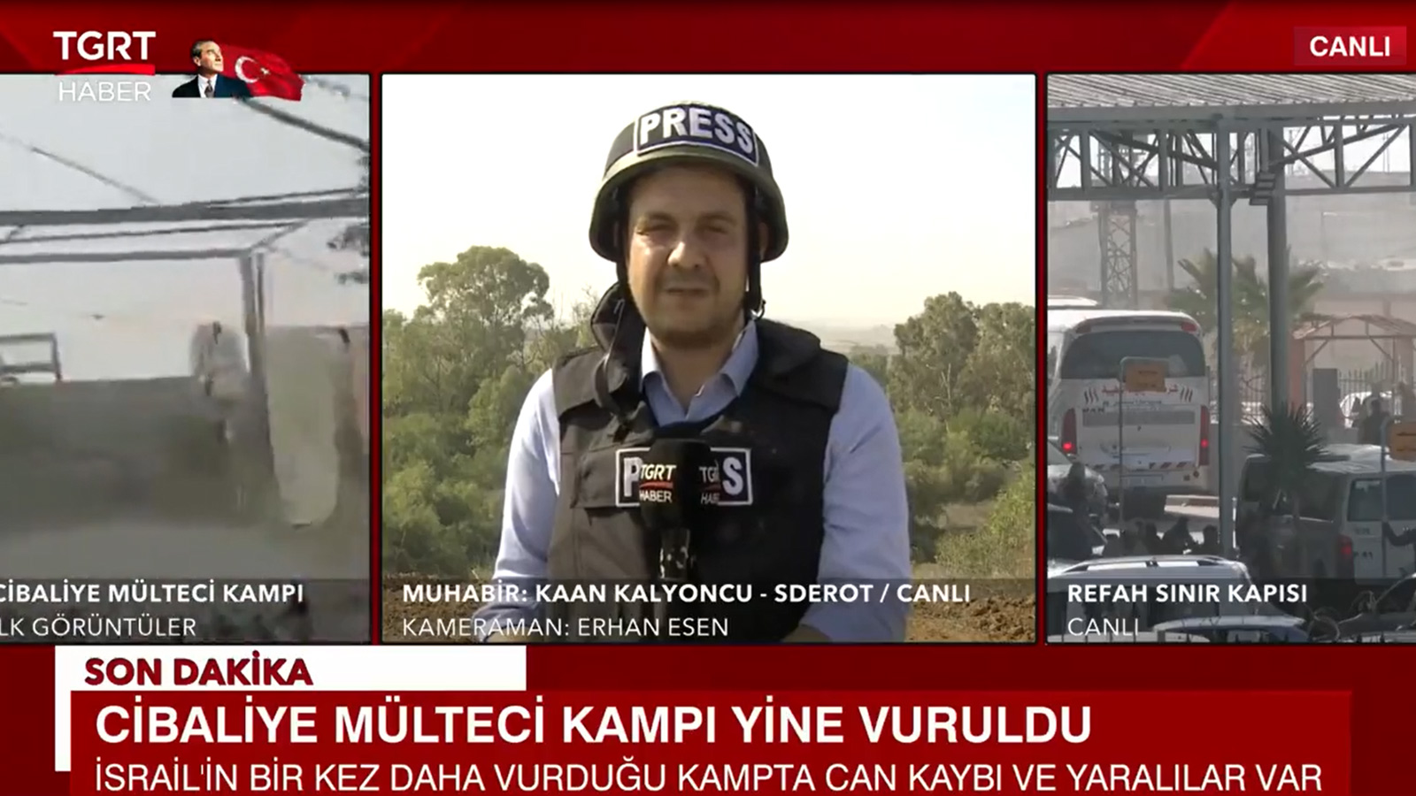 İsrail, Cibaliye Mülteci Kampı'nı yine vurdu