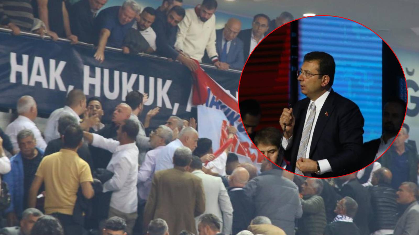 CHP’nin 38. Olağan Kurultayı’nda gerginlik: Değişimciler ile Genel Merkez destekçileri karşı karşıya geldi