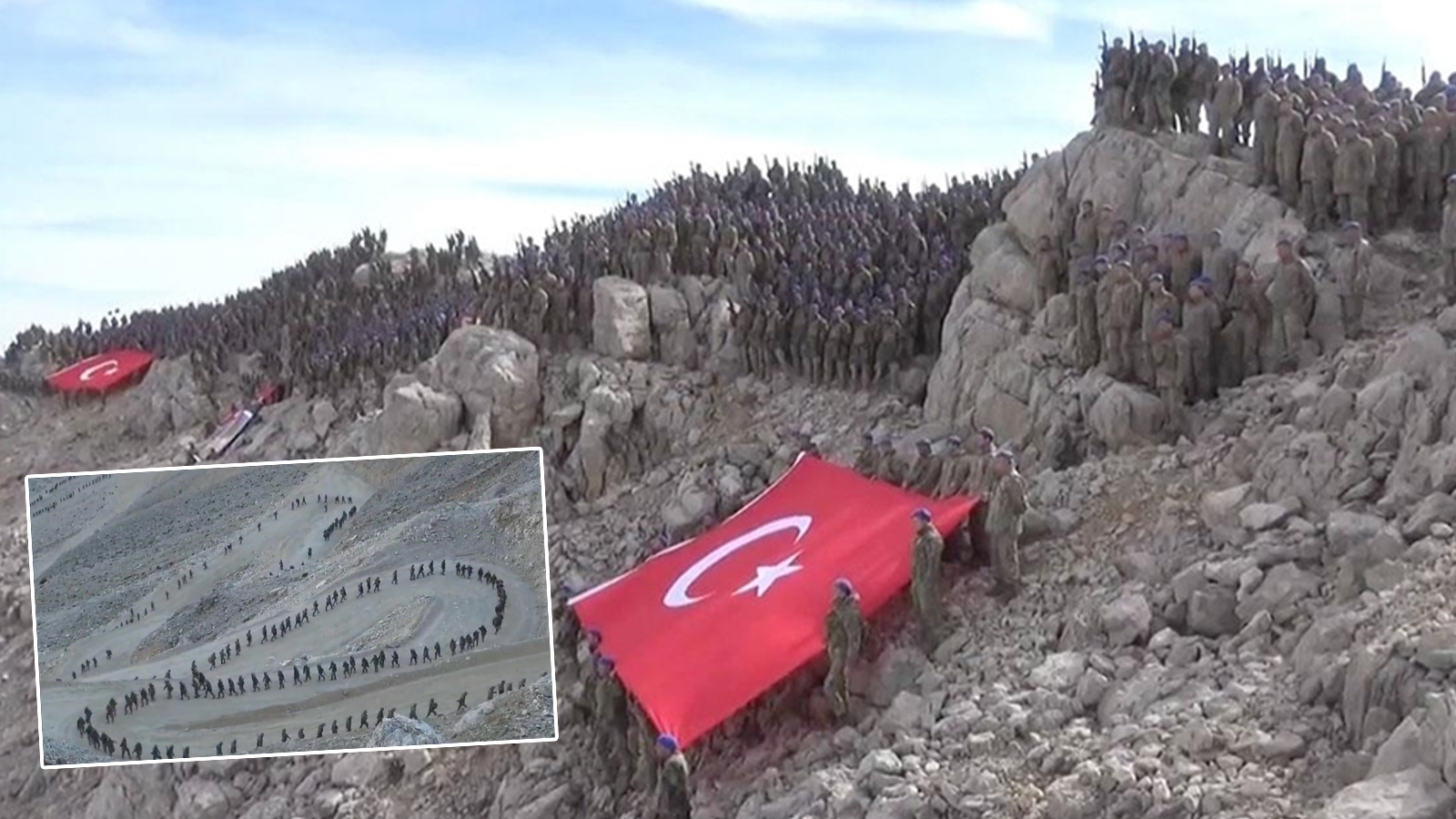 Her dağın tepesi Mehmetçik! MSB tüyleri diken diken eden görüntüleri paylaştı