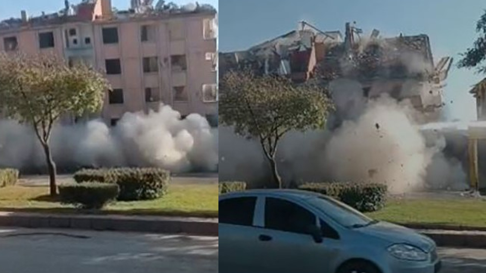 Elazığ’da 5 katlı bina korna sesi ile yerle bir oldu