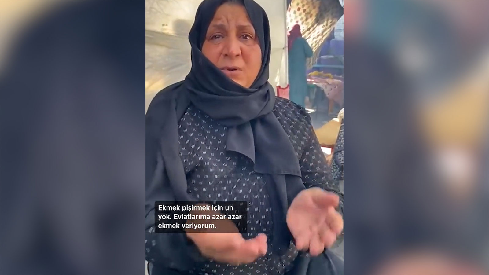 Gazzeli anneler çocuklarına yiyecek ekmek bulamıyor!