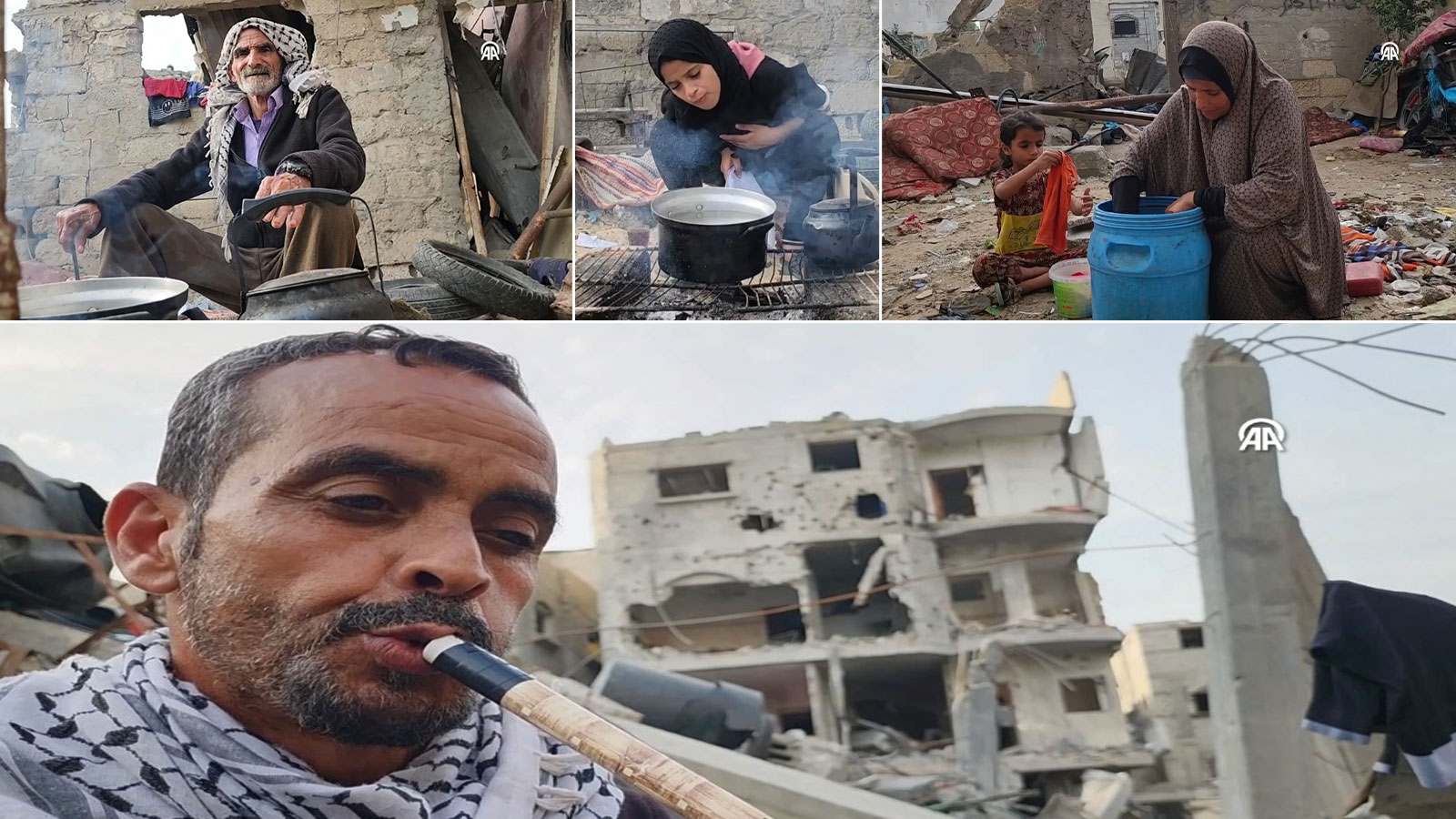 Gazze’de yıkılan hayaller, yıkılan evler… Savaşın enkazında yaşam mücadelesi veren Al-Rabaya ailesi