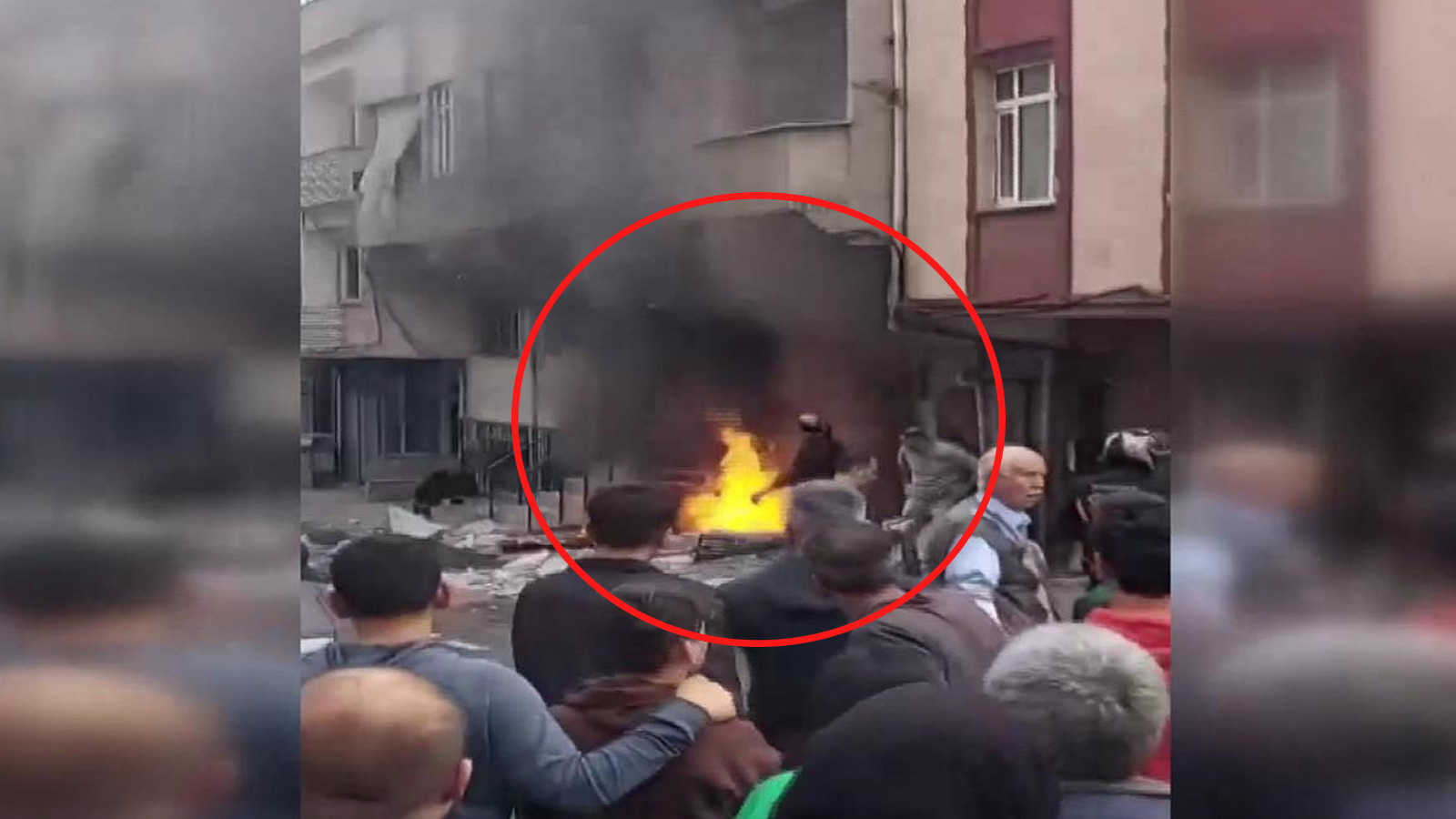 Küçükçekmece'de doğalgaz patlaması