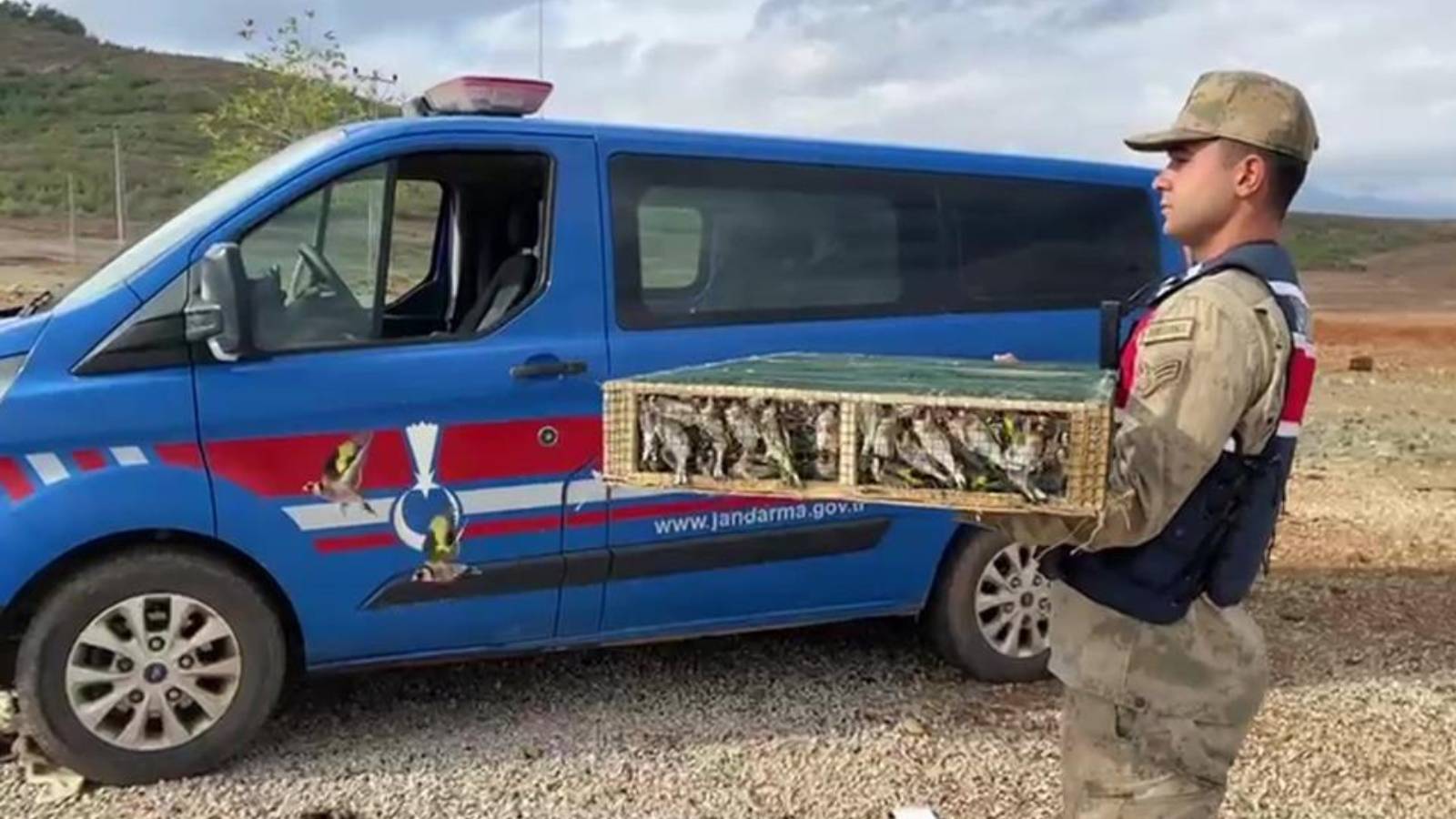 Binlerce kuşla yakalanan şahsa rekor ceza!