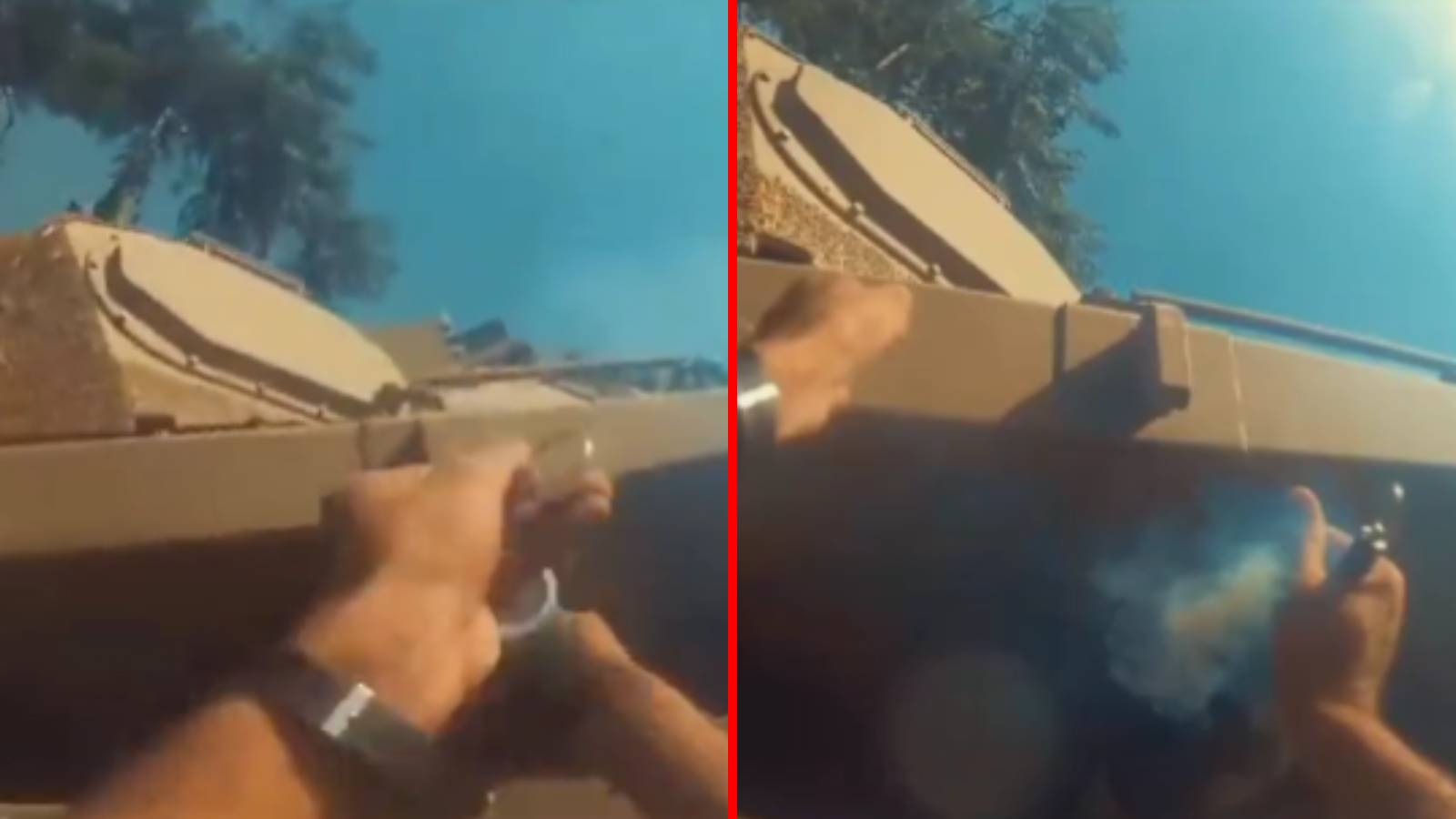 Kassam Tugayları tank avında! İsrail’e ait zırhlı araç böyle imha edildi