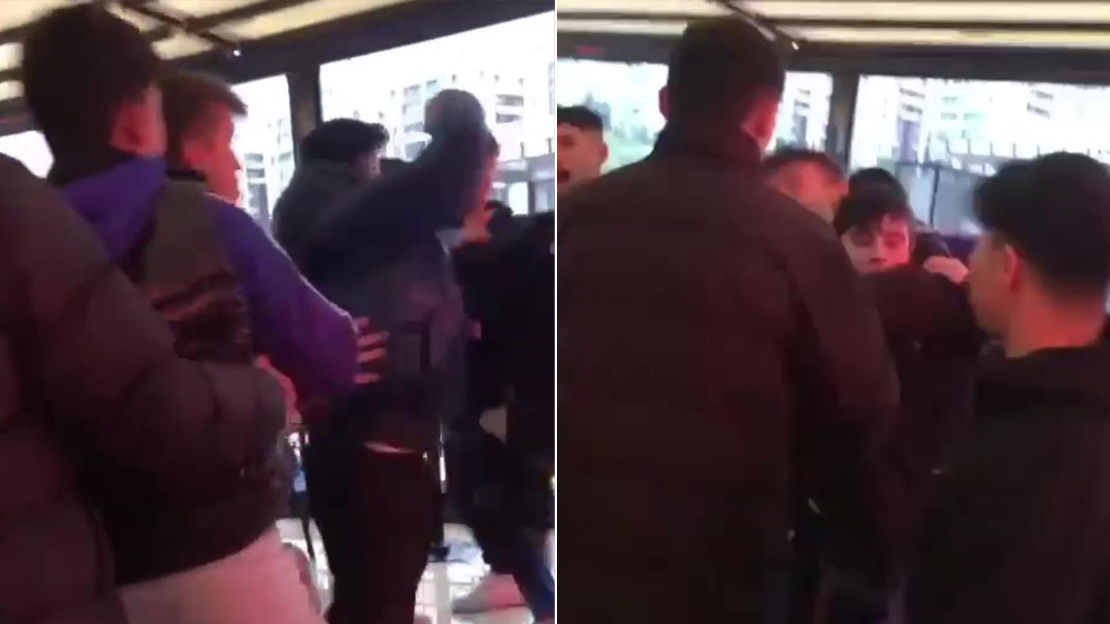İsrail’i protesto edenler ve müşteriler birbirine girdi: O anlar kamerada