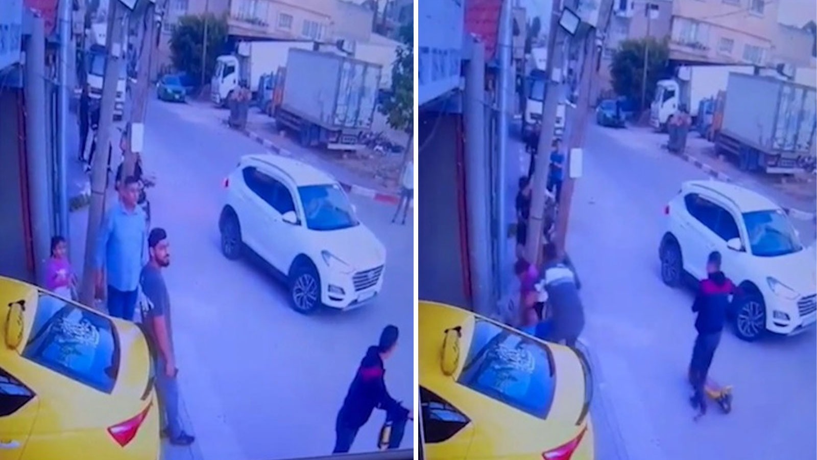 İsrail ordusunun vicdansızlığı bitmek bilmiyor! Filistinli babayı kızının yanında başından vurdular