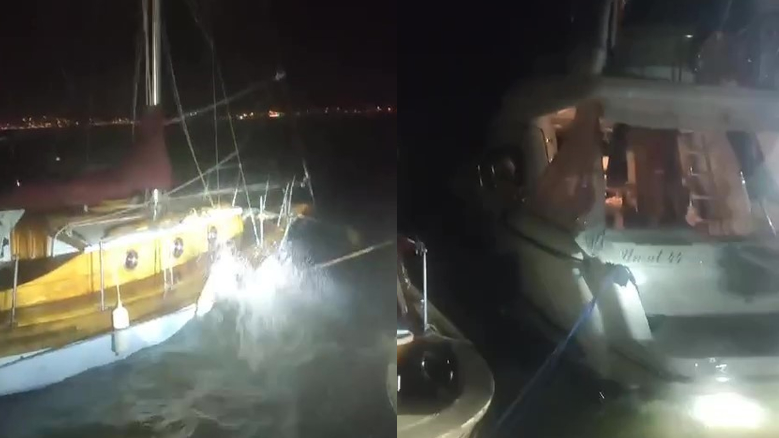Lodos fırtınası Kuzey Ege’de etkili oluyor! Denizciler zor anlar yaşadı