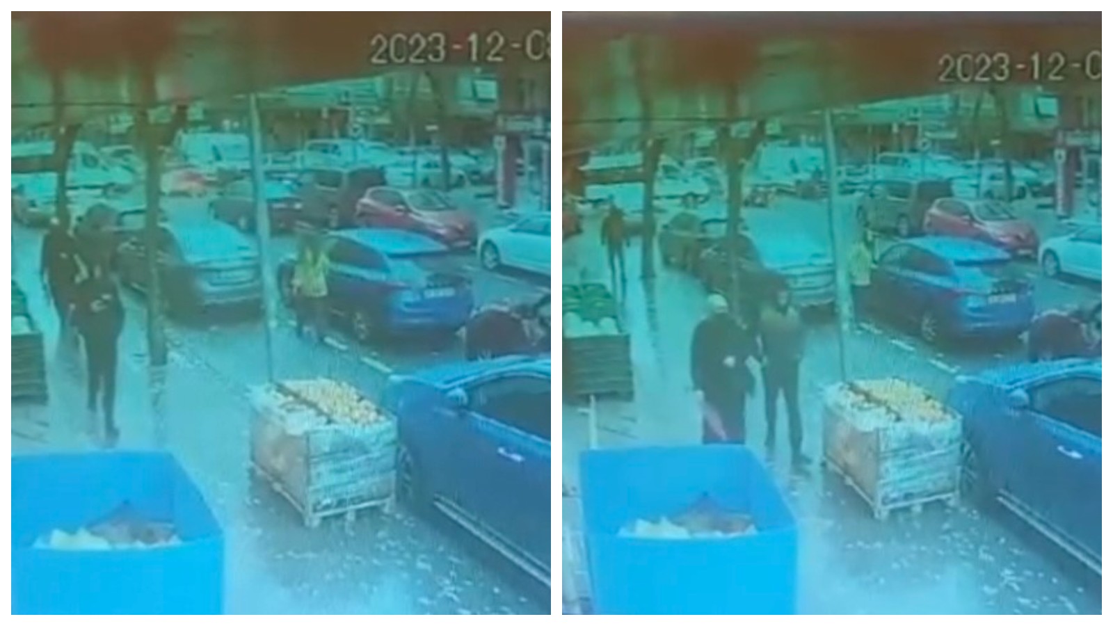 Kadın sürücü, yol kenarına park edilen aracı boydan boya çizdi