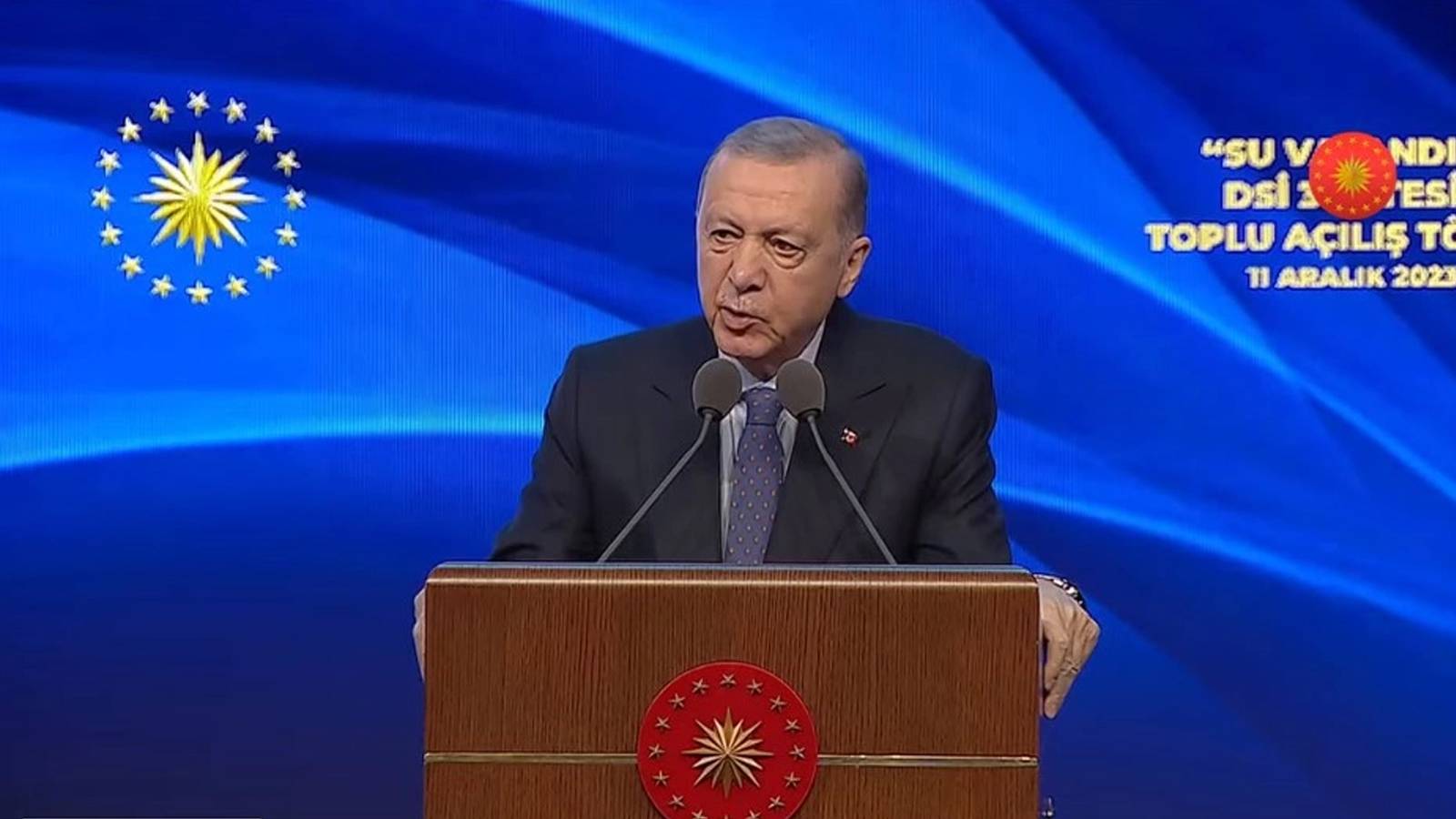 Cumhurbaşkanı Erdoğan'dan DSİ 369 tesisin açılış töreninde ekonomi mesajları